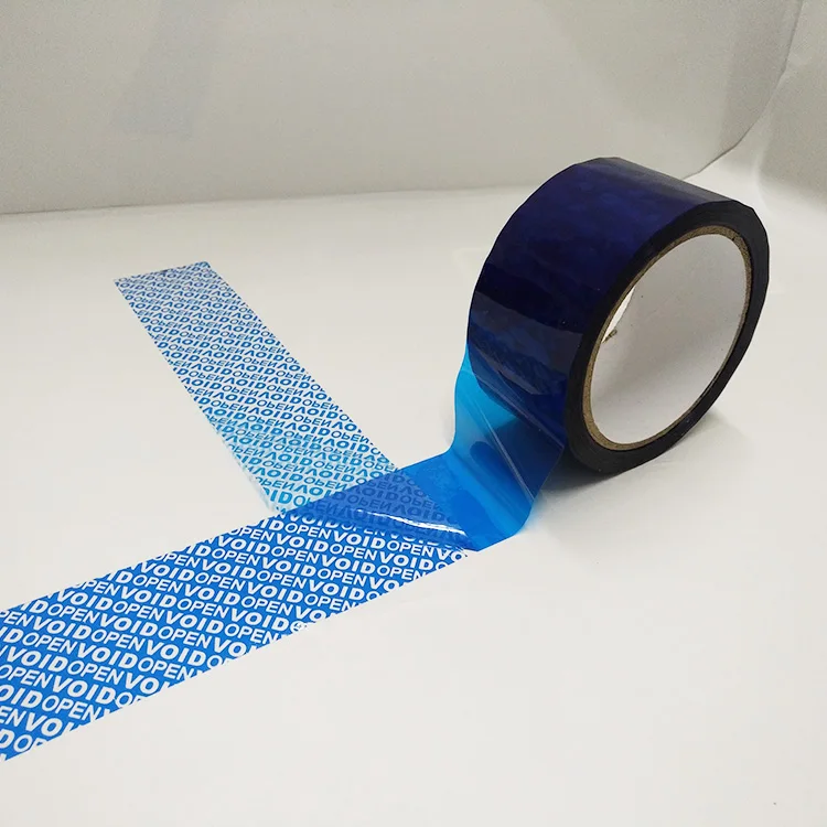 One Time Use Tamper Evident Packing Tape with Text VOIDOPEN