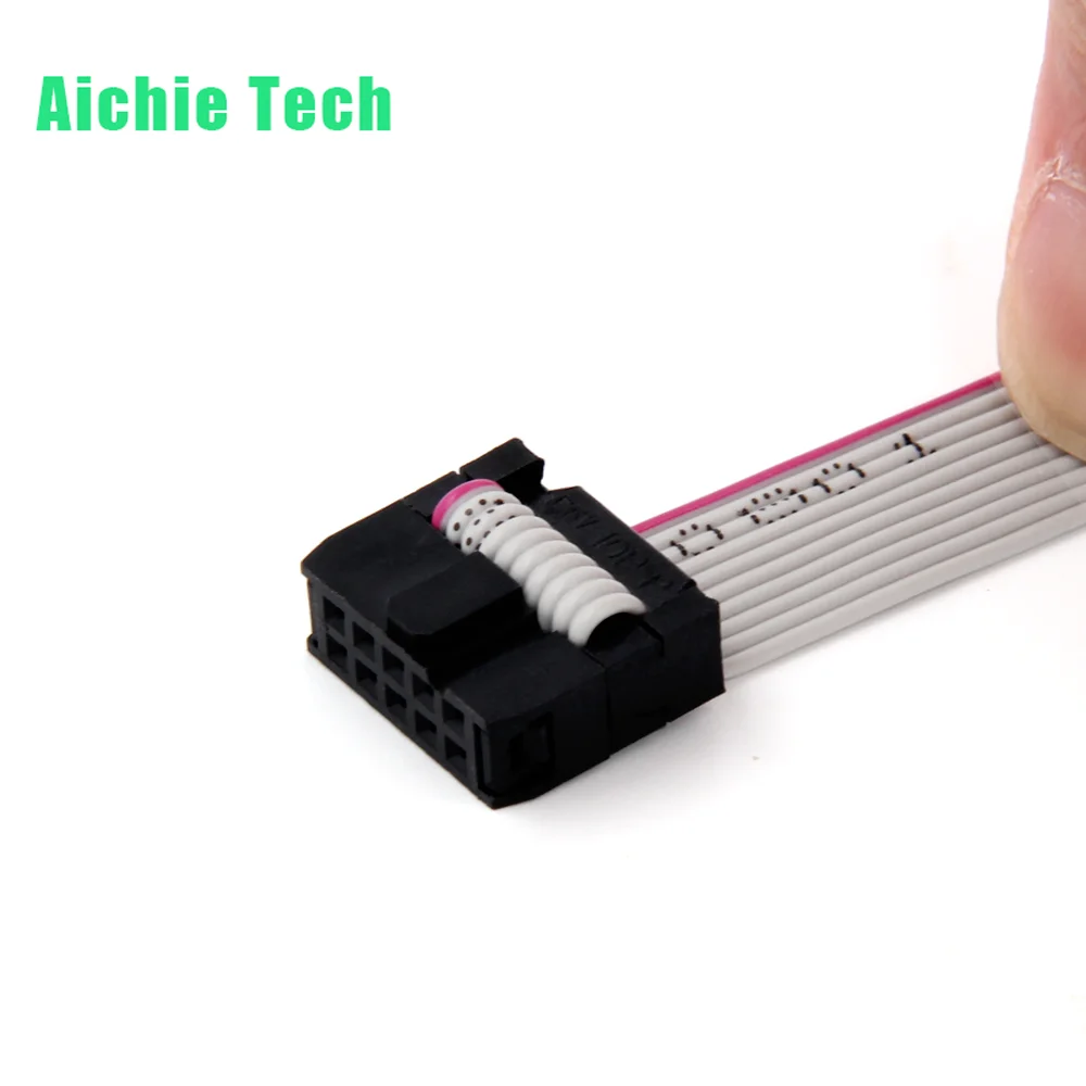10 Pin Flexing Flat Ribbon Cable with 2x5 IDC Connector and Flat Ribbon Cable 2651 Flat Cable 2.54mm/2.0mm/1.27mm Ribbon Cable