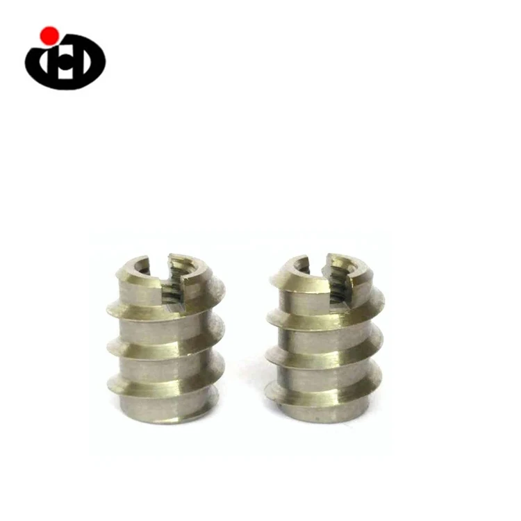 JINGHONG Steel Inserts Self Tapping Nuts Screwed Inserts M4 DIN 7965