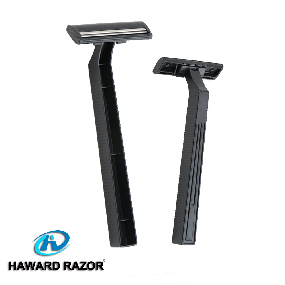 Private Label Plastic Handle One Time Disposable razor for Hotel Use razor