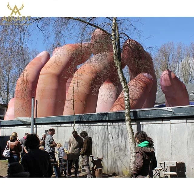 Inflatable Middle Finger Hand Event Inflatable Fingers for Halloween Advertising