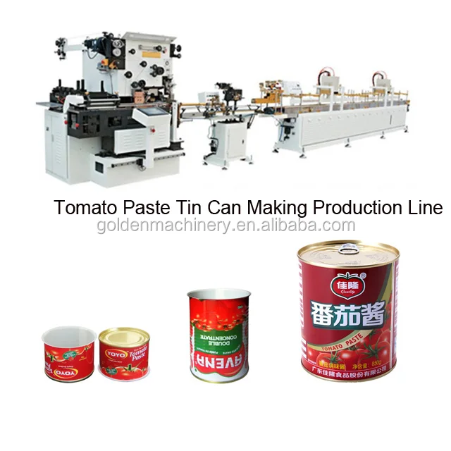 Tomato Paste Tin Can Making Machine Production Line