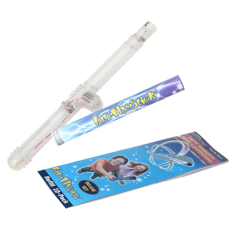 Уникальные игрушки, веселая Летающая палочка, Волшебная левитационная палочка, научный набор, игрушки, электрическая статическая палочка с 10 летающими фигурами