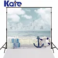 Kate Photography backgrounds Sail Sailboat anchored boxes photo backdrops stage mini backgrounds for children photo studio