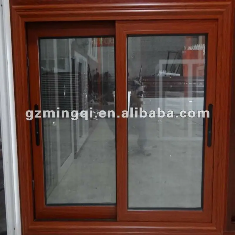 Marco De Ventana De Aluminio Deslizante En Color Madera Buy Marco De Ventana De Aluminio Marco De Ventana Ventana De Vidrio Product On Alibaba Com