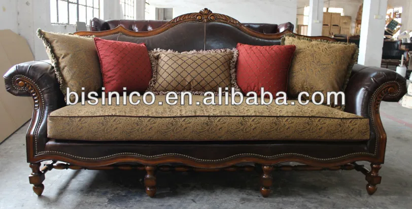 Elegante De Estilo Español Mobiliario de sala Conjunto,Sofá Antiguo De  Madera Con Tallado - Buy Sofá Product on Alibaba.com
