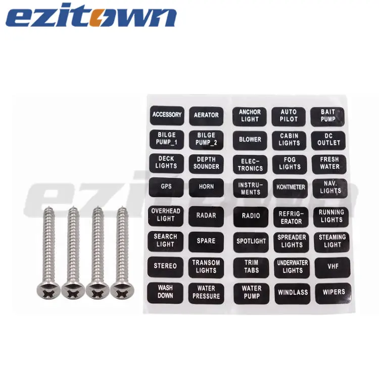 ezitown 6 way blade fuse box block for automotive car boat yacht marine truck trike vehicle RV w LED light indication and cover