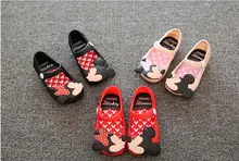 Fashion Minnie Cute Cartoon Baby Jelly Shoes Toddler Girls Princess Soft Sole Sandals Shoes