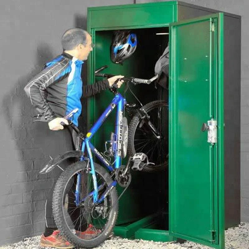 Bike Lockers Outdoor Bike Security Store Bicycle Outdoor Outdoor
