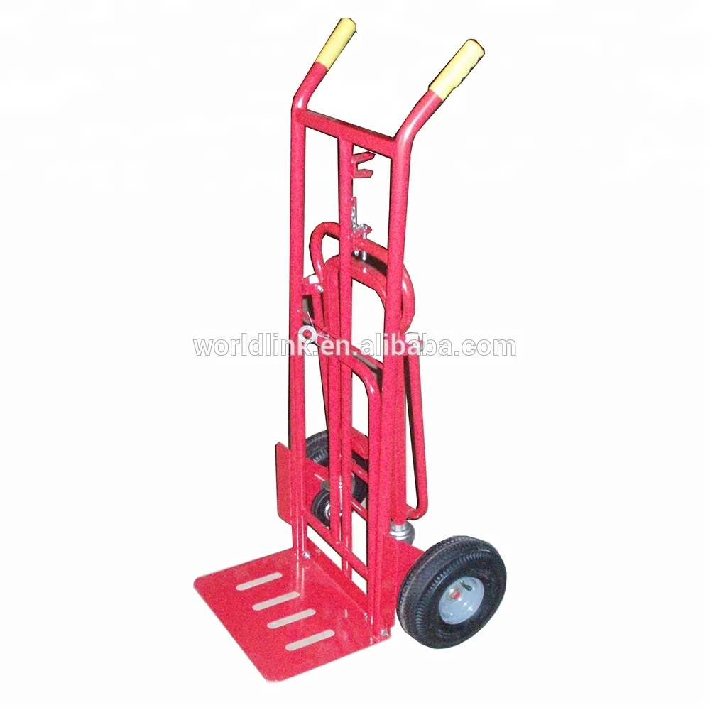 250kg Heavy Duty Metal Hand Carts With Four Wheels Moving Hand Trolly ...