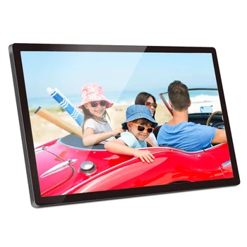 Hanging electronic video android system cloud picture frames smart 27 inch wifi smart digital photo frame for home family