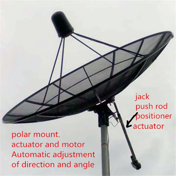 6FT 8FT 10FT 12FT 16FT 20FT 22FT Outdoor Ground C Band Satellite Dish Antenna Aluminum Mesh TV Antenna