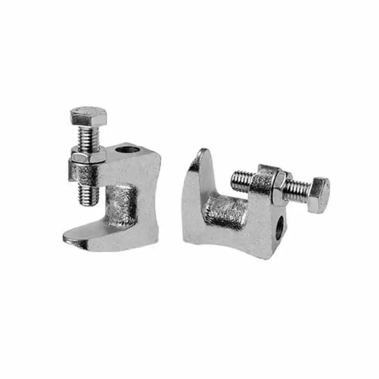 BOOHAO 12 pcs Galvanized Steel Flange Clamp G Clamp Duct G Clamps Ventilation Duct Flange for Rectangular Duct Connection System