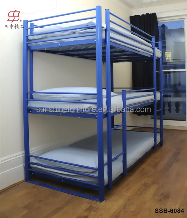 three level bunk bed