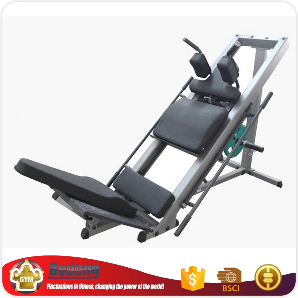 Seated Incline Squat Machine Gym Equipment Fitness 45 Degree Kicking Sissy Squat Upside Down Machine