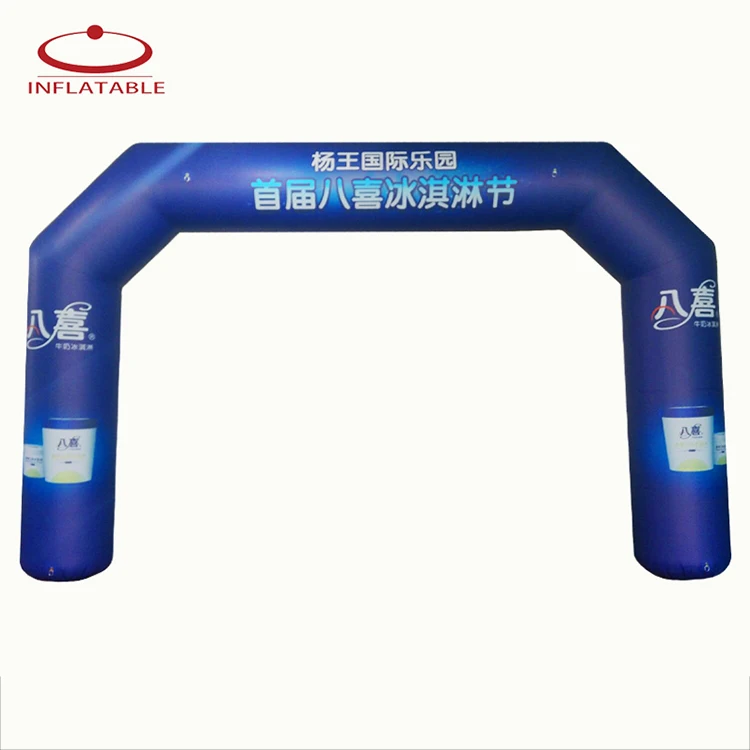 Outdoor Sport Advertising Inflatable Race Arch Inflatable Start Finish Line Entrance Archway