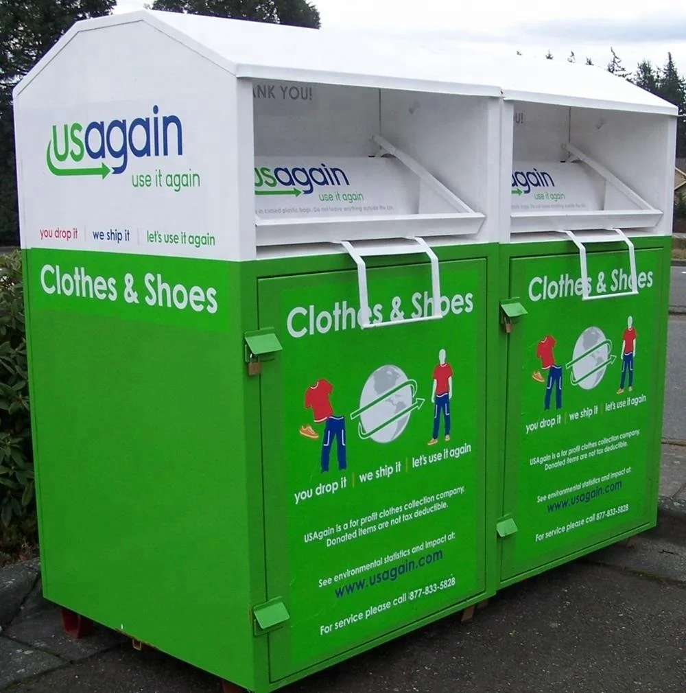 Cheap Clothing Recycling Bin for sales