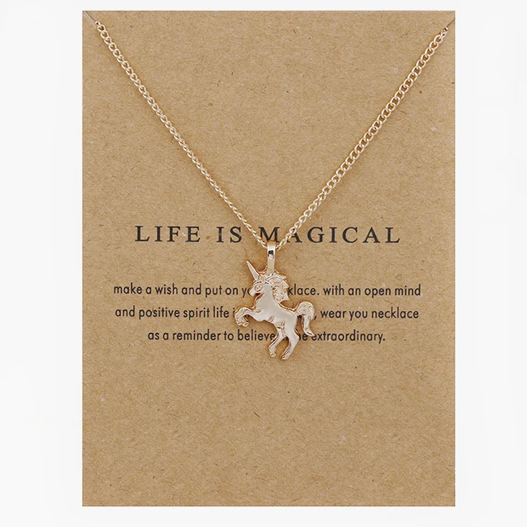 unicorn necklace for adults