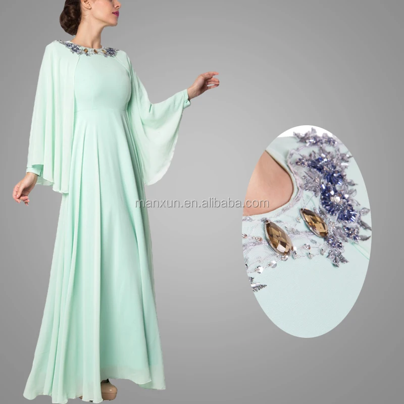 2016 Latest Design Moden Fashion Women Original Design Baju Kurung and Baju Melayu With Beaded