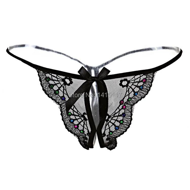 Compra Mariposa abierta thong panty online al por mayor de