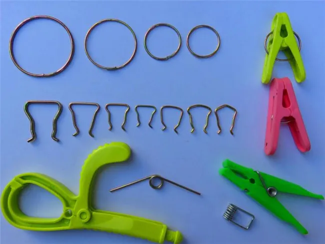 Customized All Kinds Shapes of Plastic Clothes Pegs Anti Rust Spring Clothespin Torsion Spring
