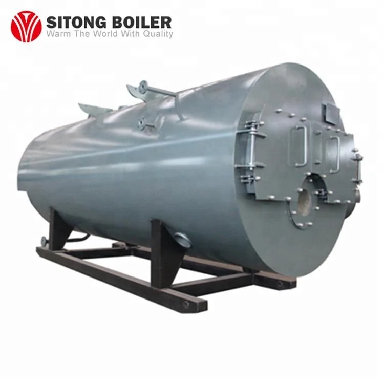 Low Pressure PLC Controlled Horizontal 3 Pass Fire Tube Industrial Natural Gas Steam Boilers