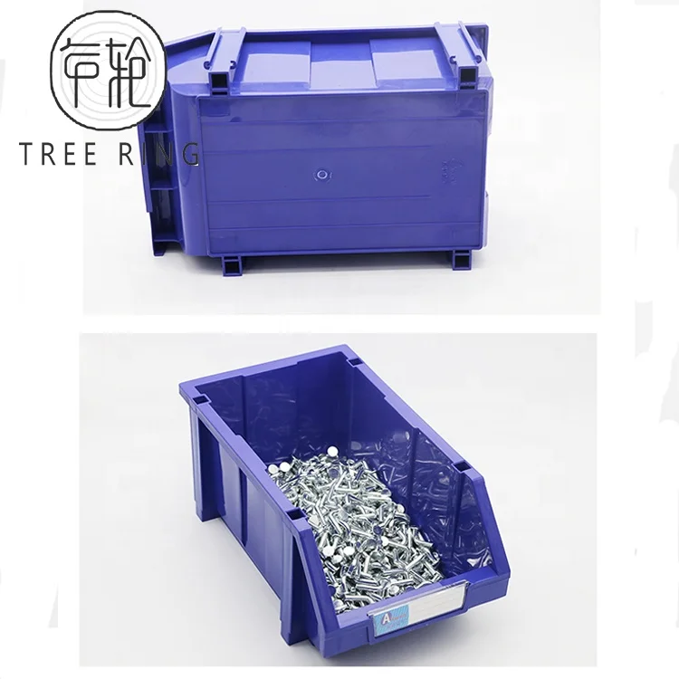 Mini Size Strong Plastic Parts Storage Stacking Picking Bin Box for Mobile Trolleys and Shelving Bays Storage