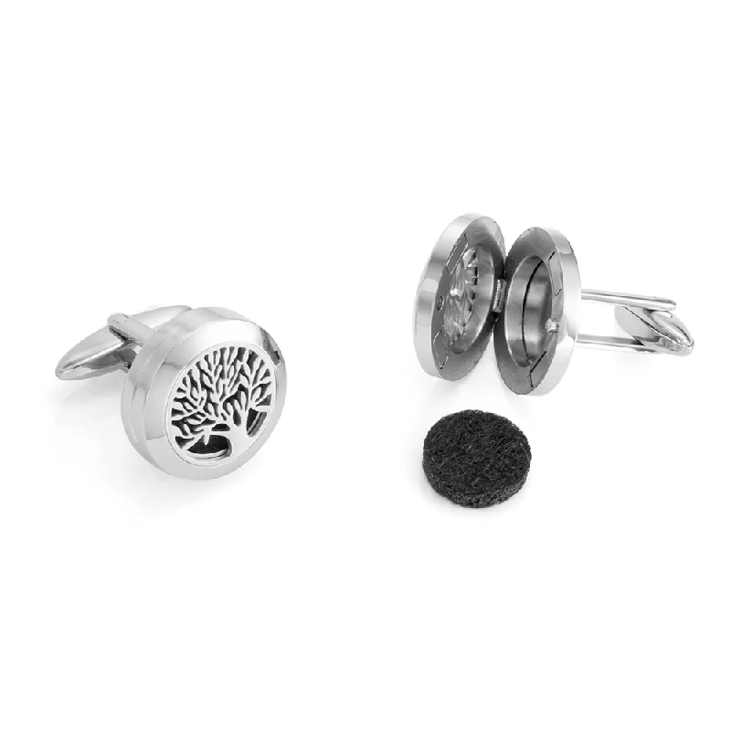 Новое поступление, диффузор для ароматерапии, запонка из нержавеющей стали на заказ с 8 вставками