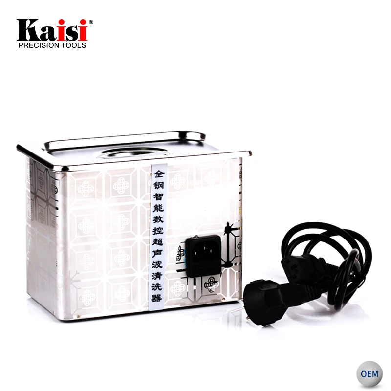 NT Ultrasilent 304 Stainless Steel 0.6L Capacity Digital Ultrasonic Cleaner For Small Parts