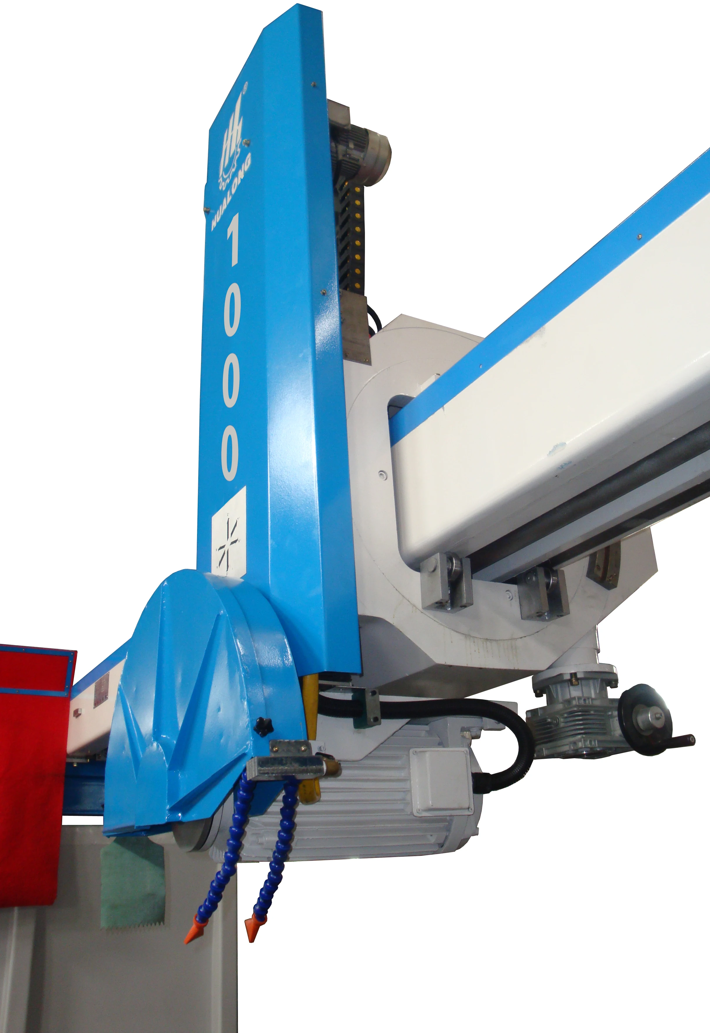 HUALONG Stone Machinery HLSQ-1000 Automatic Bridge Saw 45 Degree Cutting Machine for Granite Marble Basalt Slab Chamfering