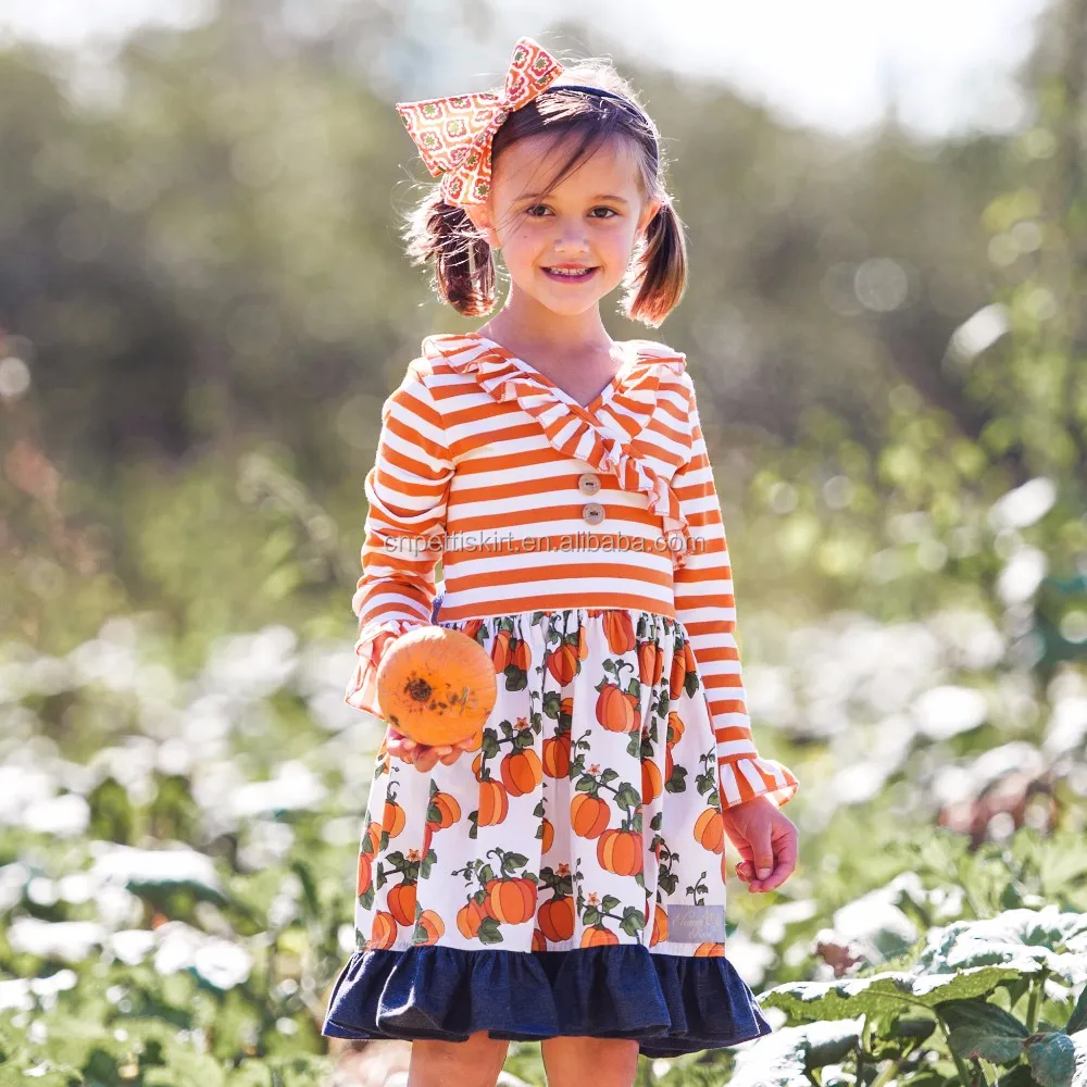 baby girl pumpkin dress