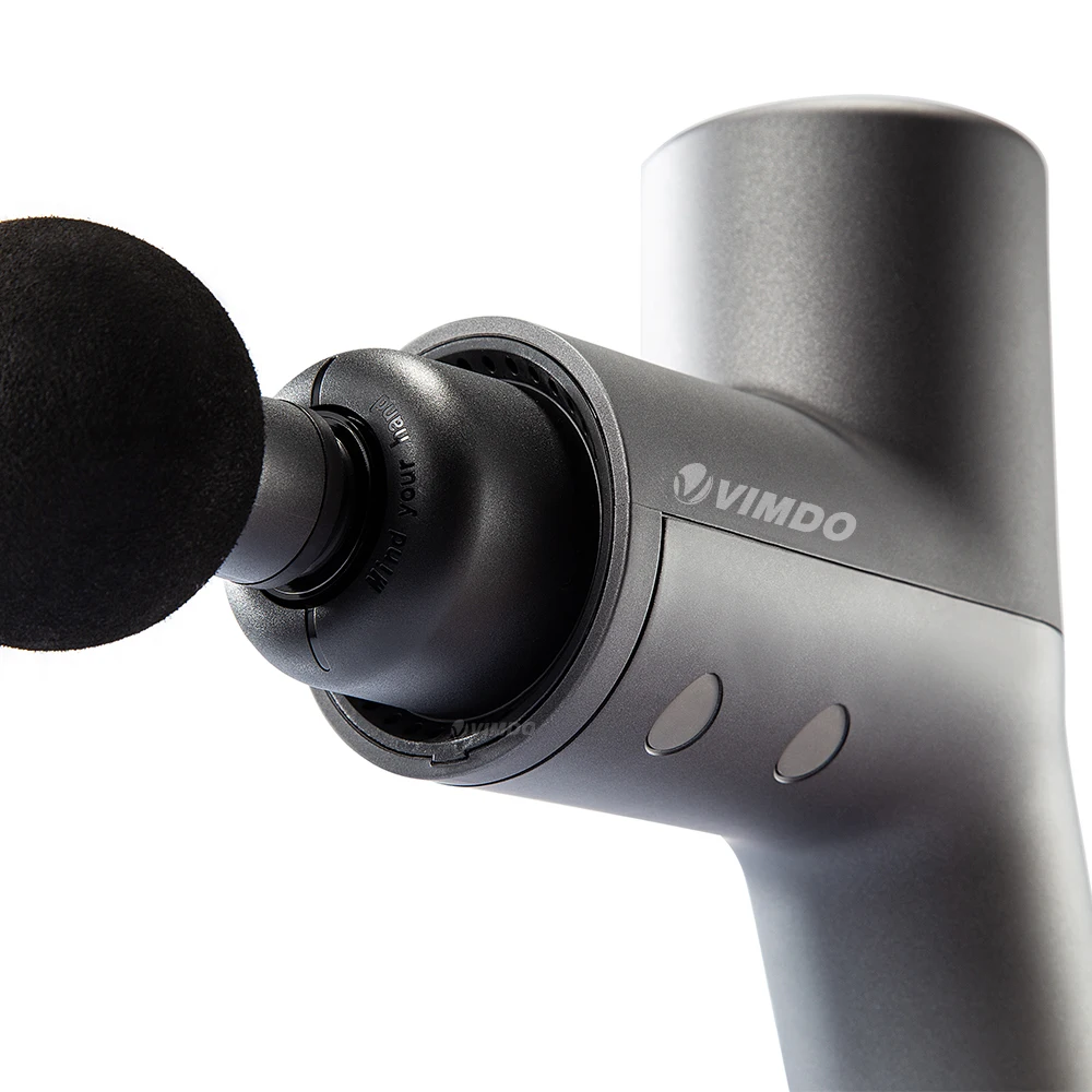 
VIMDO Новое поступление VMG03 24 В перкуссионный глубокий тканевый беспроводной массажный пистолет-массажер для мышц 