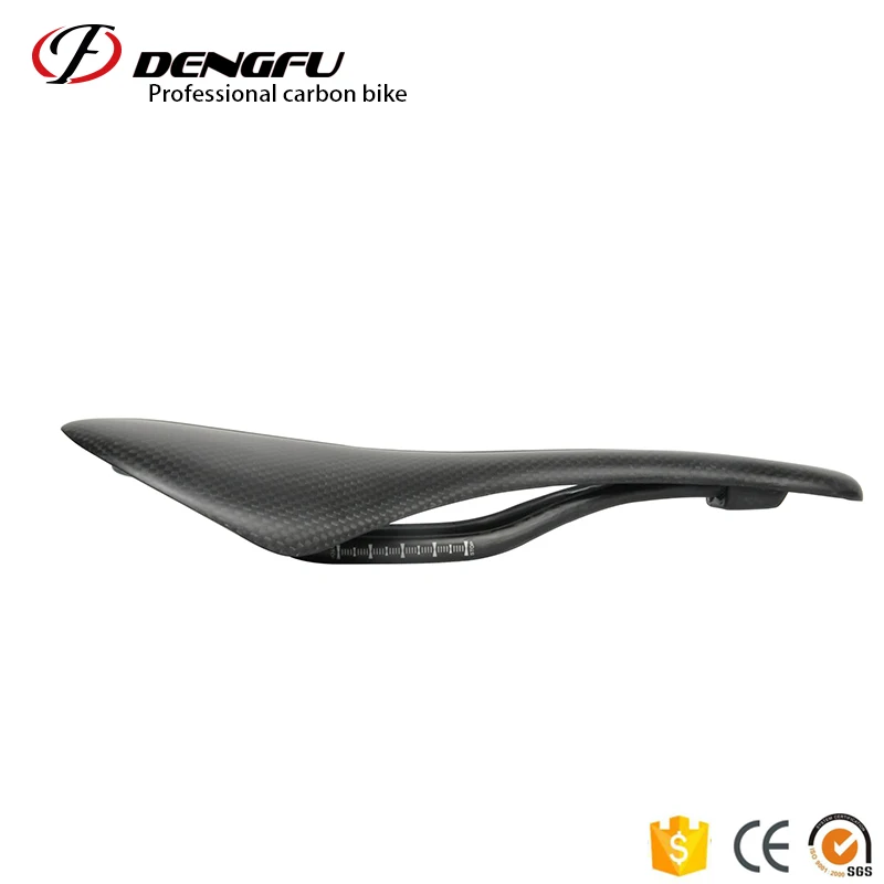3K Full Carbon Fiber Seats MTB Road Bike Saddle Bicycle Seat Oval Rail  Saddles Black