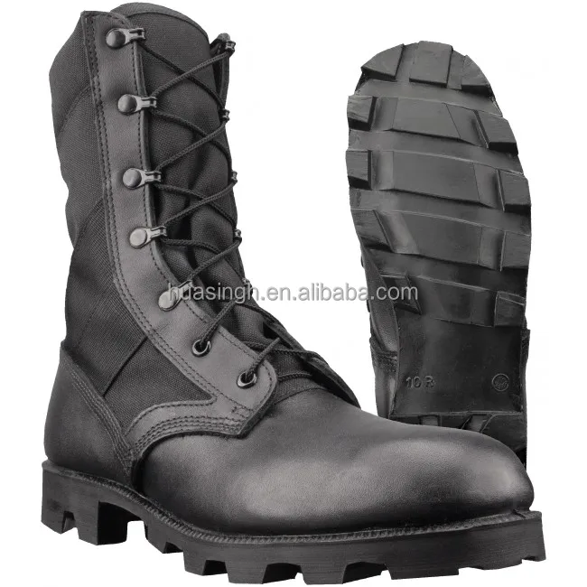 altama black ripple sole jungle boots