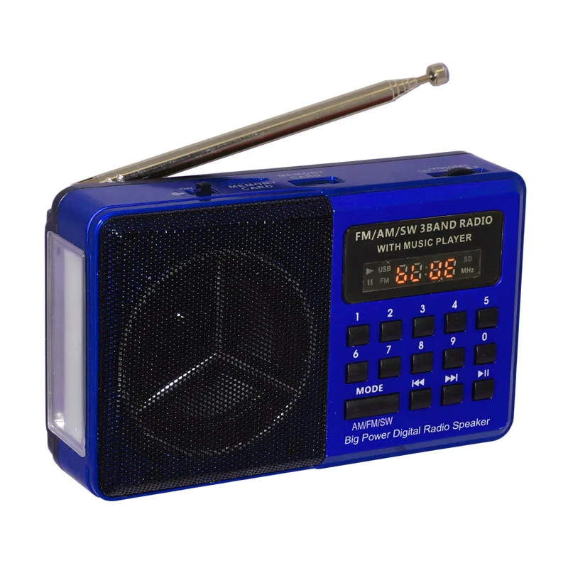 Lecteur Mp3 Radio FM AM SW Radio Player Portable Boombox Temple Church Player