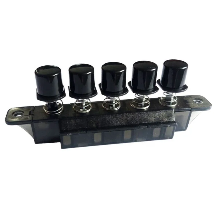 5 Keys Range Hood Keyboard Switch Plastic Brass Electronic Inserting Wire Type 3A Max. Current 250V Max. for Home Appliance