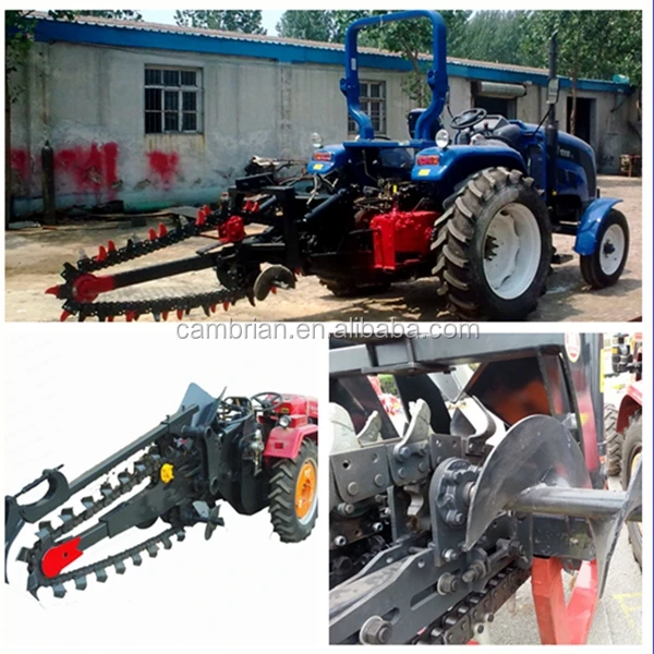 High Efficiency Energy Saving Double Chain Trencher Machine Trencher Teeth