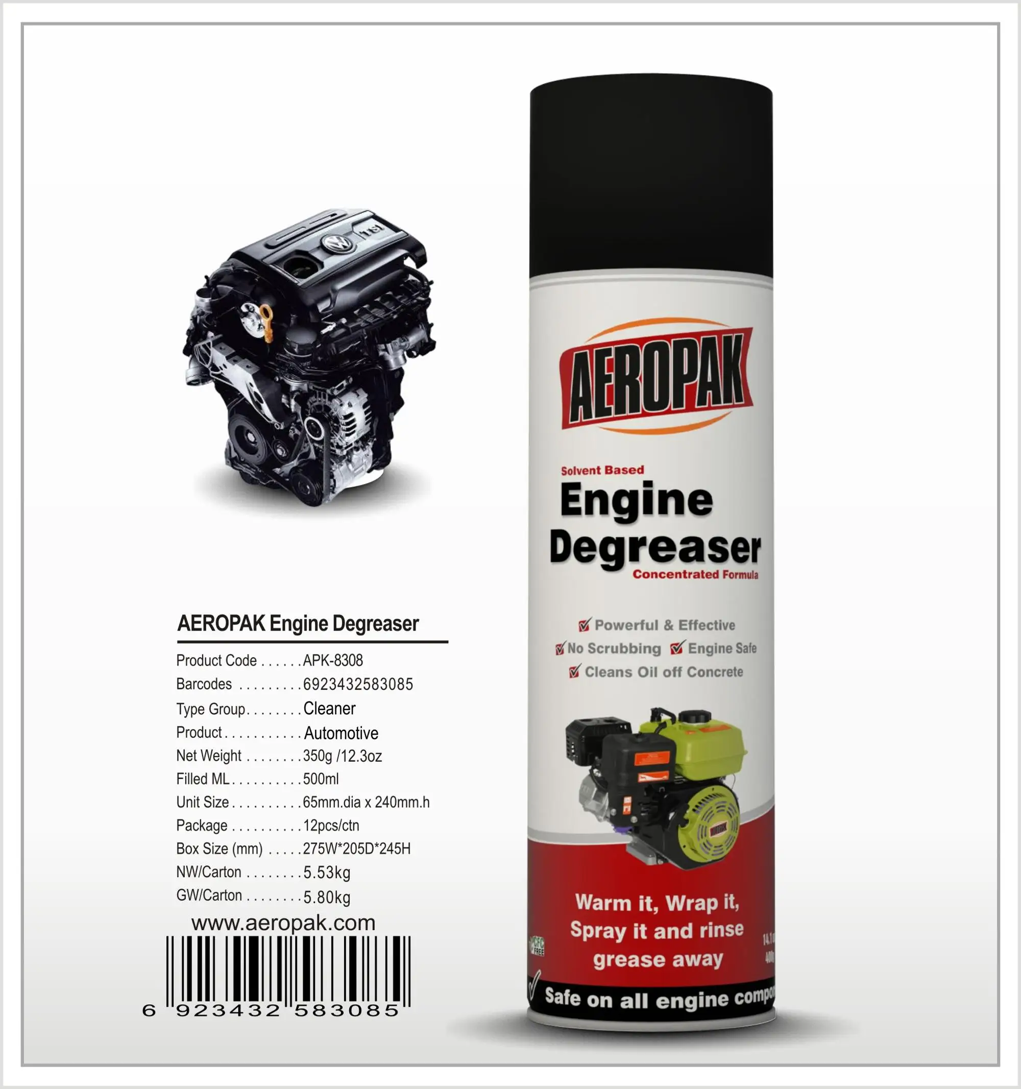 China Heavy Duty Engine Degreaser Manufacturers, Suppliers, Factory -  Customized Heavy Duty Engine Degreaser Wholesale - Aeropak