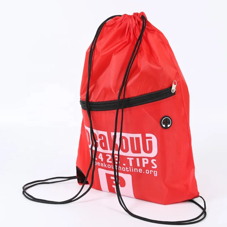 customized drawstring backpack