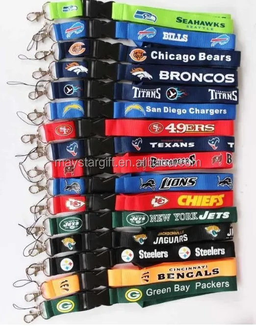 BENGALS REFLECTIVE CARABINER LANYARD KEYCHAIN