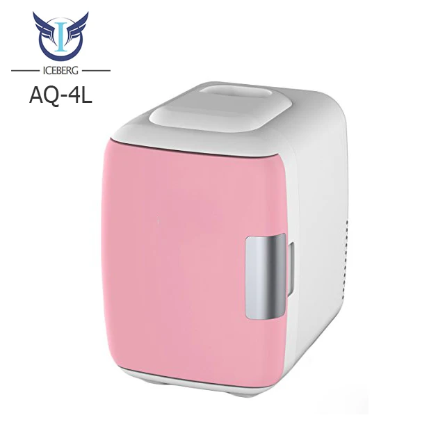Amazon best selling fashionable red black white dc home appliances Dressing room Portable Cosmetic fridge