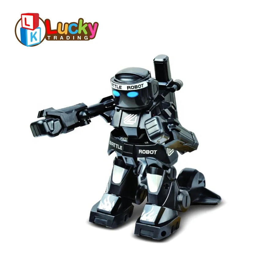 Luckytoys Game Kit Remote Control Mini Fight Toys Battle King RC Fighting Robot with Sensing