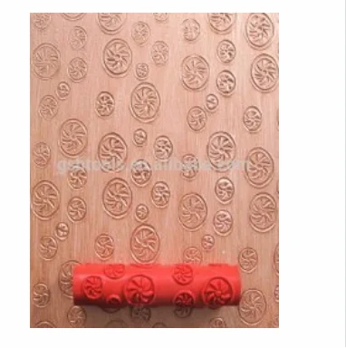 paint rollers set 6 inch stamp home decorating painting roller high quality decorate flower patterne