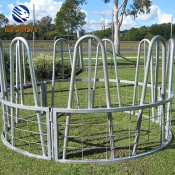 Farm Using Round Bale Hay Feeders Made In China - Buy Cattle Hay Round ...