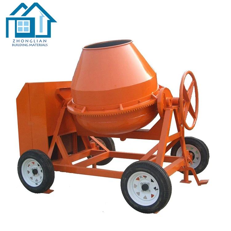 Construction Machinery diesel Self Loading 1 Yard Mini Small Portable 350 Liter Concrete Mixer