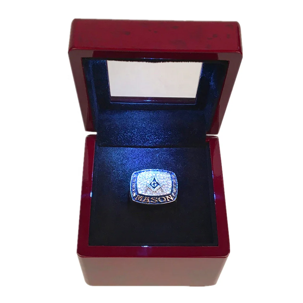 Lilong Championship Ring with Display Box 5 PCS Sets