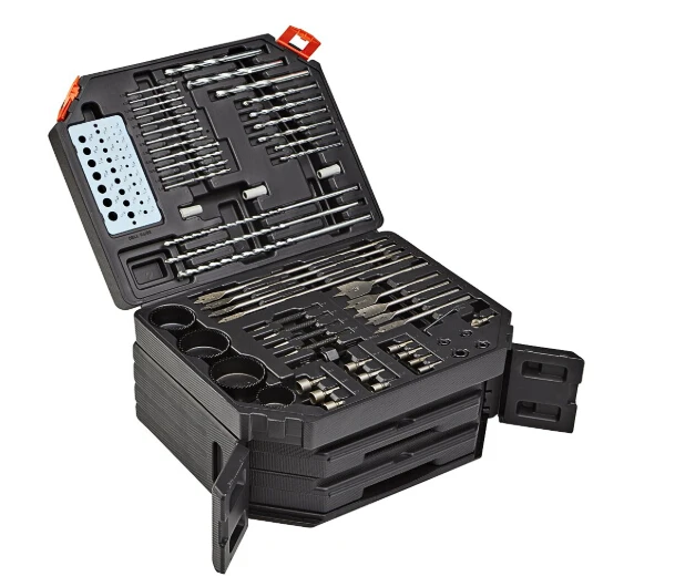 300 Pc HSS Drill Bit Tile Brazil Nail Drill Bits Impact Driver Kit