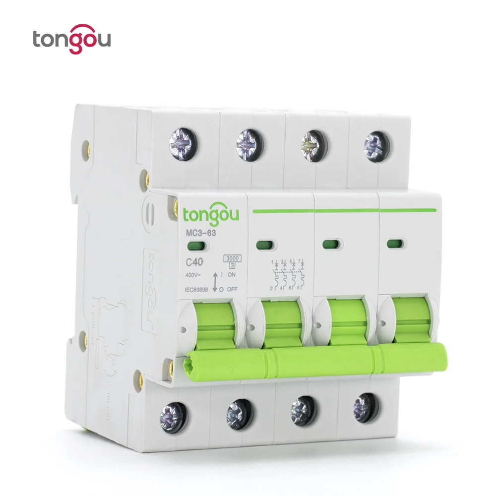 Tongou Tomc3 63 4p 6ka Lcn 400v Electrical Low Voltage Mini Circuit Breaker Buy Circuit Breaker 4 P Circuit Breaker 1 P Mcb Circuit Breaker Product On Alibaba Com