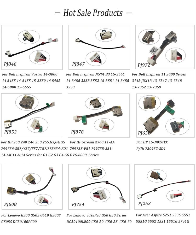 Cavo Jack Alimentazione DC Per Sony Vaio VGN-NR260E/T E VGN-NR260E/W