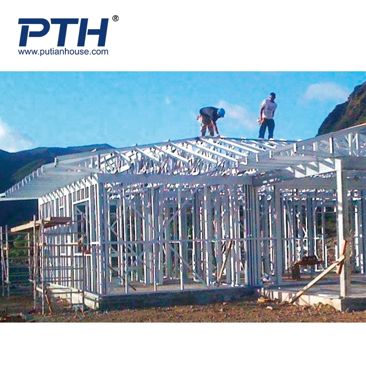 PTH Modern Design Prefabricated House Prices Competitive Light Steel Villa